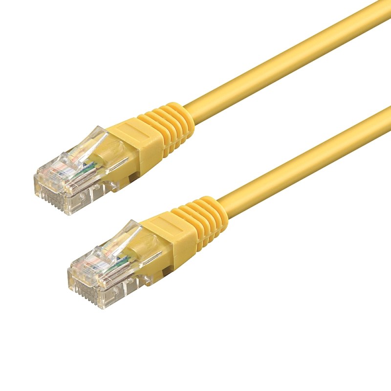 WPC-PAT-6U020Y cable de red Amarillo 2 m Cat6 U/UTP (UTP)