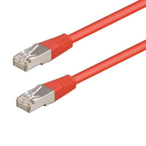 [WPC-PAT-5F005R] WPC-PAT-5F005R cable de red Rojo 0,5 m Cat5e F/UTP (FTP)