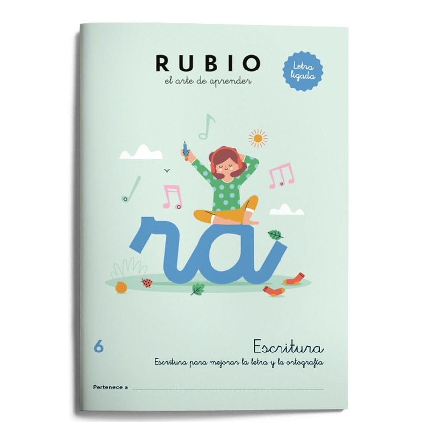 ESCRITURA CON LETRA LIGADA 6 (EDUCACION PRIMARIA)