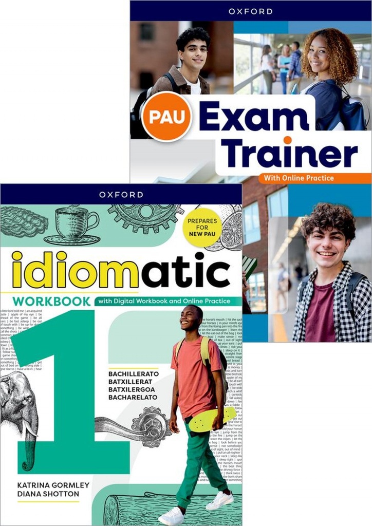 Idiomatic 1 workbook +pau exam trainer pack