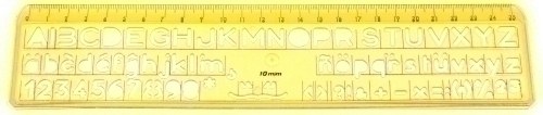PLANTILLA ROTULACION 10mm - Pack de 20 unidades