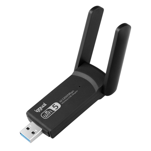 [IGG320952] Adaptador USB Wifi 1300 Mbps dual 2.4G/5G