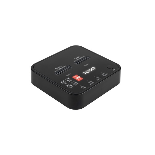 [TQDS-201B] Docking Station USB-C 3.2 Gen 2 Dual Bay para SSD M.2 NGFF/NVMe Clonador, Negro