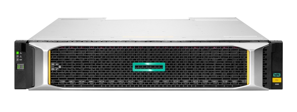 MSA 2062 SFF 2x10GbE iSCSI 4-port Controller 12x2.4TB HDD 4x10Gb iSCSI XCVR 32TB Storage Array