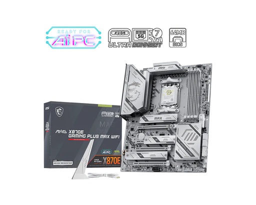 [MAG X870E GAMING PLUS MAX WIFI] MAG X870E GAMING PLUS MAX WIFI placa base AMD X870E Zócalo AM5 ATX