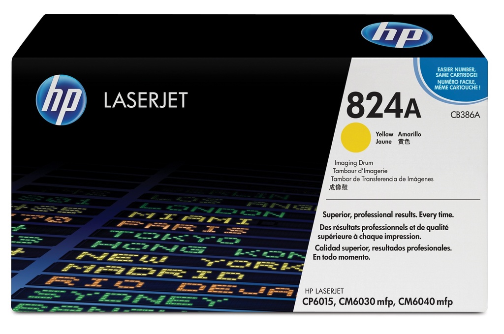 Tambor de imágenes LaserJet 824A amarillo
