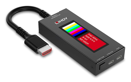 [32696] HDMI 8K30 Signal Generator Generador de señales Negro