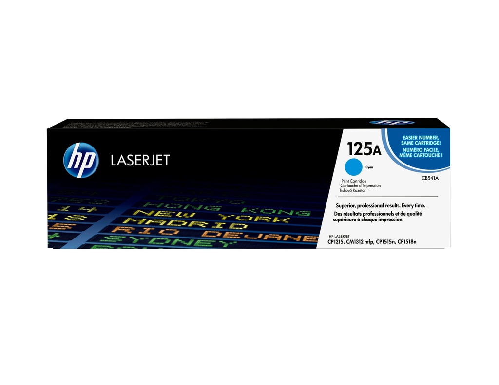 Cartucho de tóner original LaserJet 125A cian