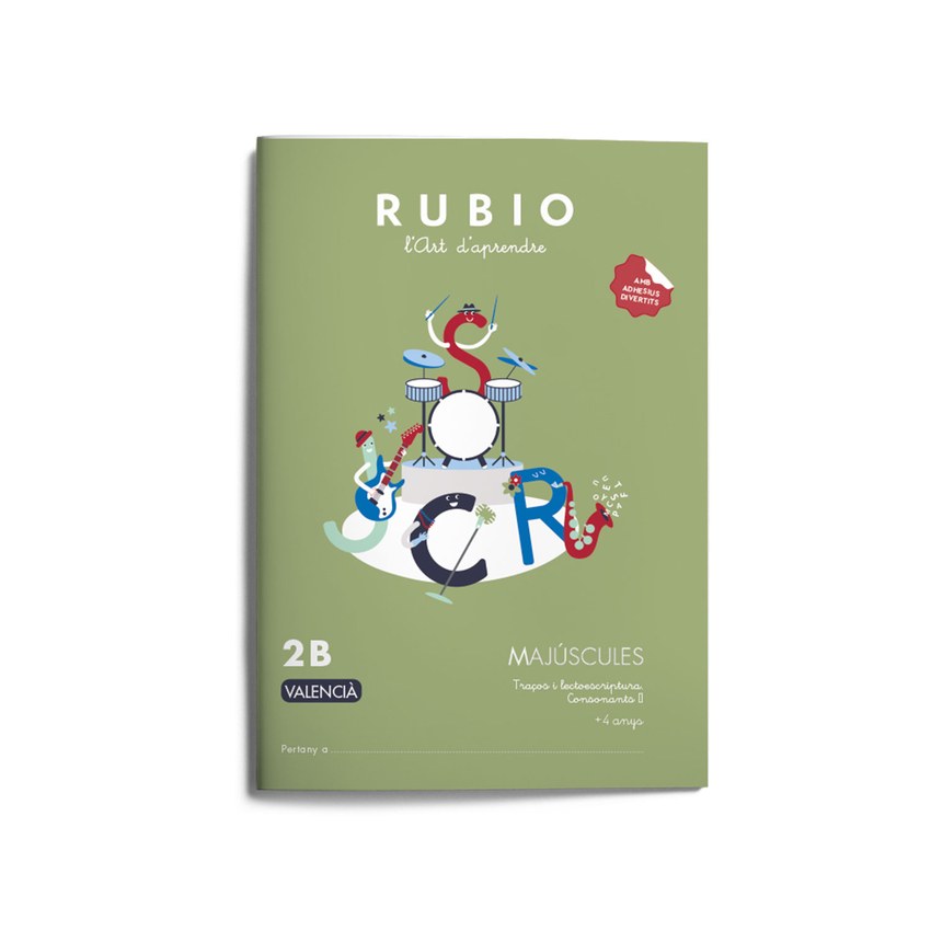 Majúscules RUBIO 2B (valencià)