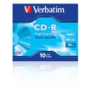 CD-R High Capacity 800 MB 40x 10 pieza(s)