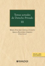 Temas actuales de derecho privado III