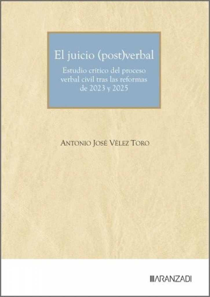El juicio (Post)verbal