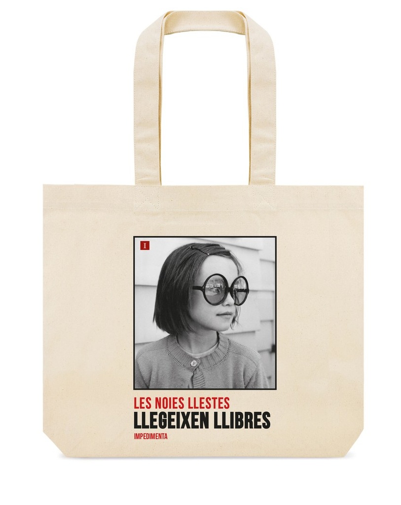 BOSSA DE TELA 'LES NOIES LLESTES LLEGEIXEN LLIBRES'