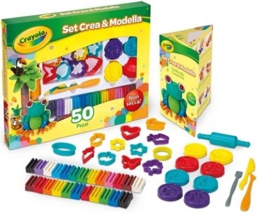 SET CREA Y MOLDEA 50 PIEZAS CRAYOLA