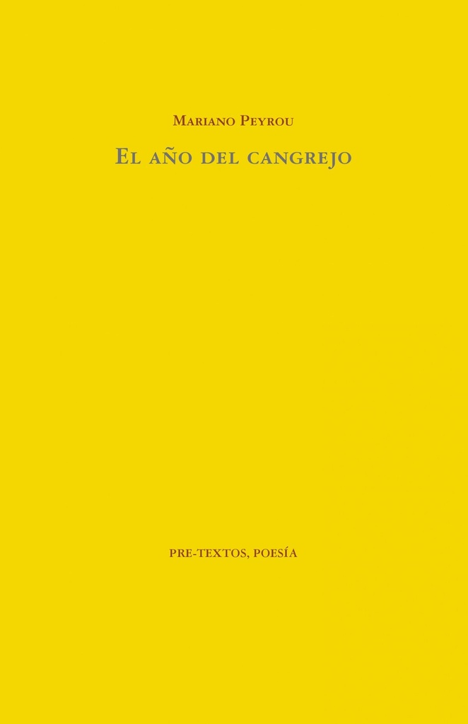 EL AÑO DEL CANGREJO
