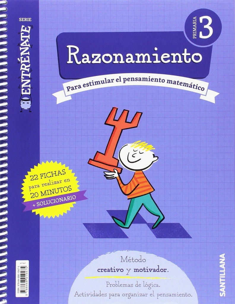 CUADERNO RAZONAMIENTO 3ºPRIMARIA. ENTRÉNATE