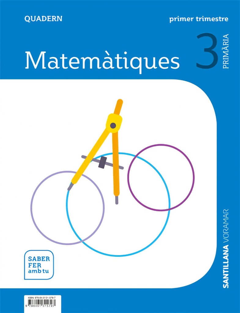 QUADERN MATEMATIQUES 1 3R.PRIMARIA. SABER FER AMB TU. VALENCIA 2019