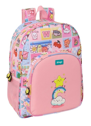 MOCHILA ADAPTABLE A CARRO Mr. WONDERFUL COMIC 33x42x14cm