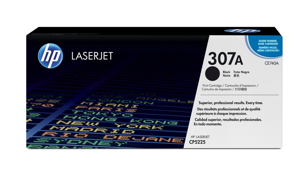 Cartucho de tóner original LaserJet 307A negro