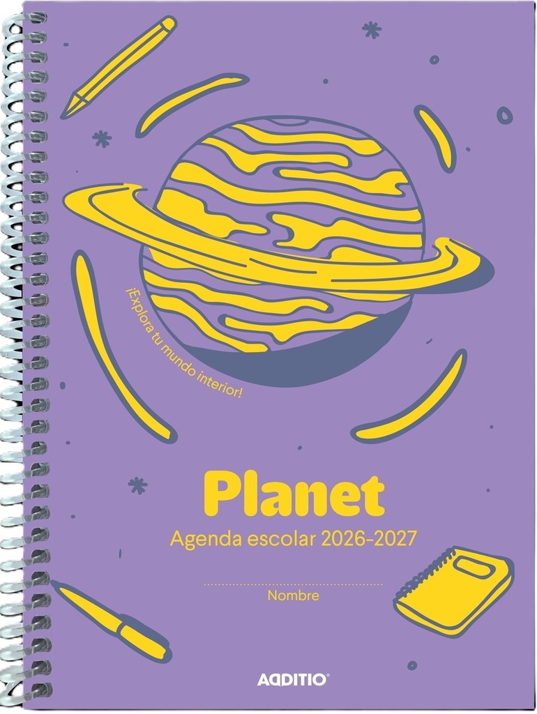 AGENDA ESCOLAR PLANET A5 26-27 SV