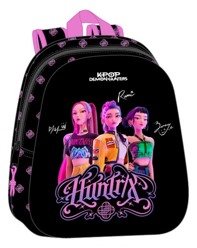 MOCHILA 3D K-POP DEMON HUNTERS NEGRA