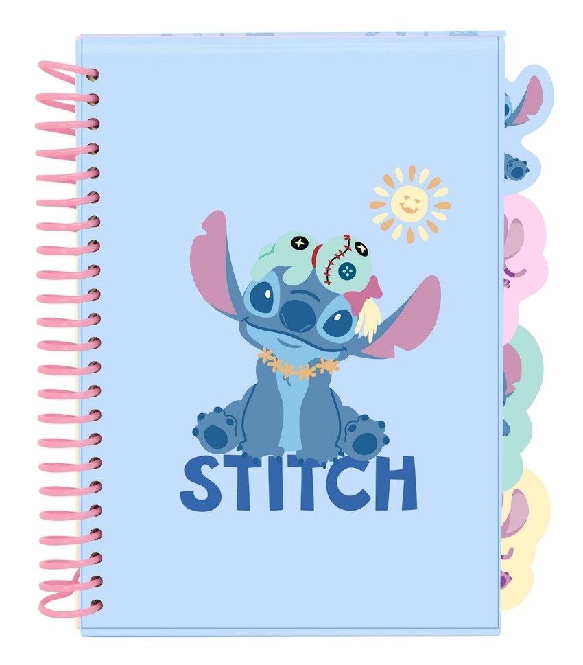 BLOC DE NOTAS A5 STITCH STATIONERY 14,8x2,1cm