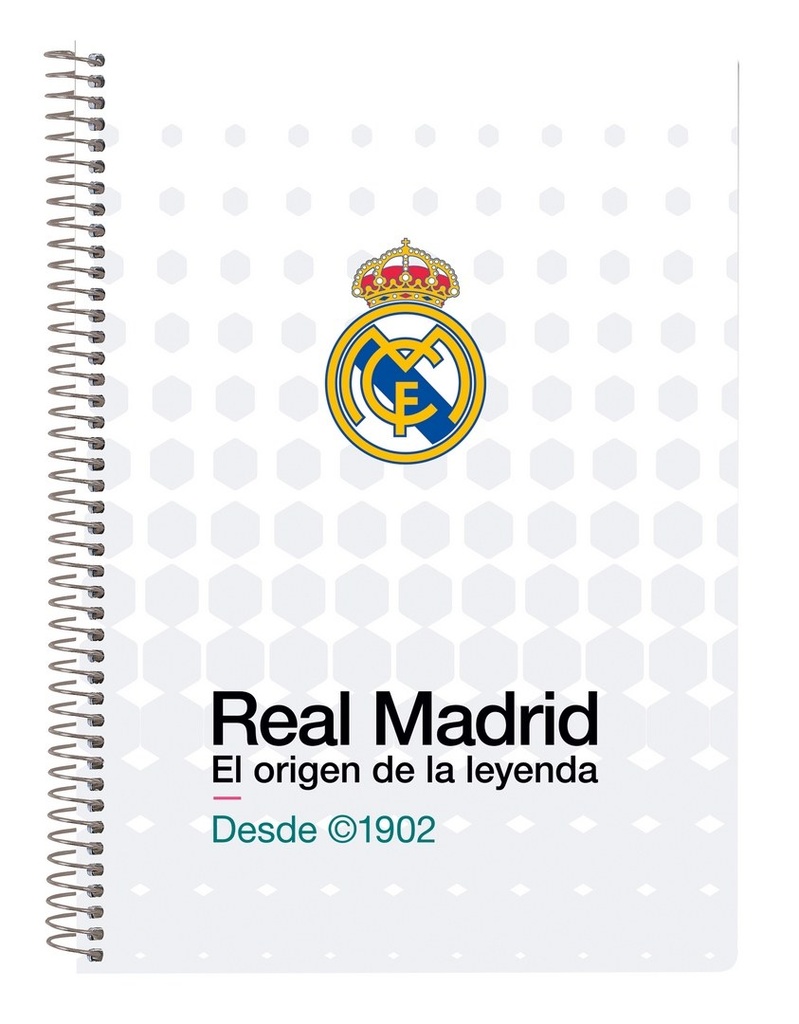 CUADERNO CUARTO 80H TAPAS DURAS REAL MADRID EQUIPACION 26/27 15,5x22x1cm