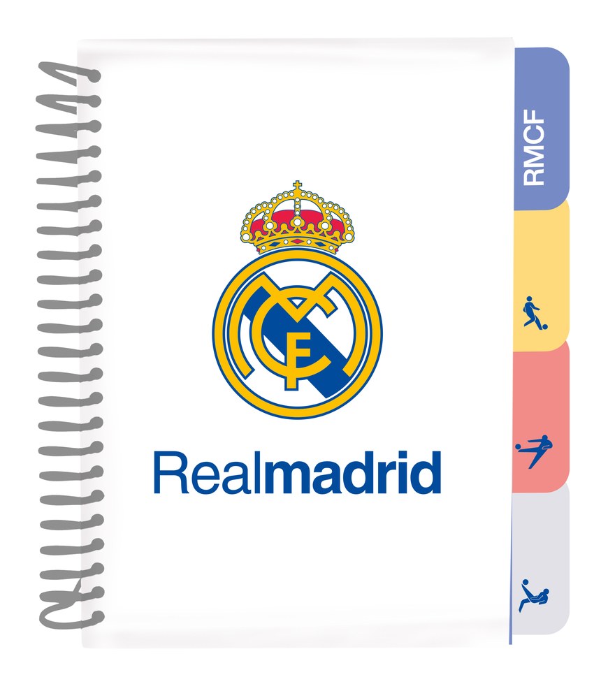BLOC DE NOTAS A5 REAL MADRID EQUIPACION 26/27 14,8x2,1cm