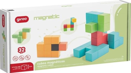 JUEGO 32 CUBOS MAGNETICOS GIROS