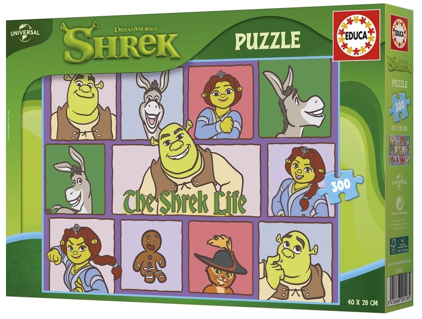 PUZZLE 300 PIEZAS DREAMWORKS SHREK