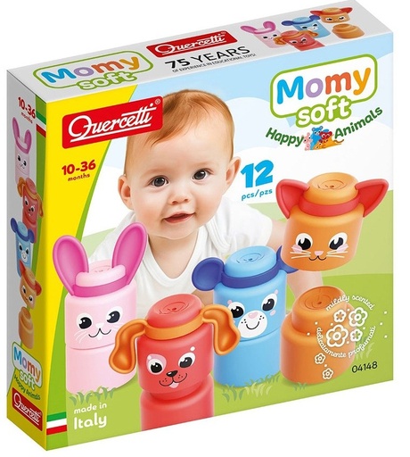 MOMMY SOFT ENCAJES DE ANIMALES 12 PIEZAS