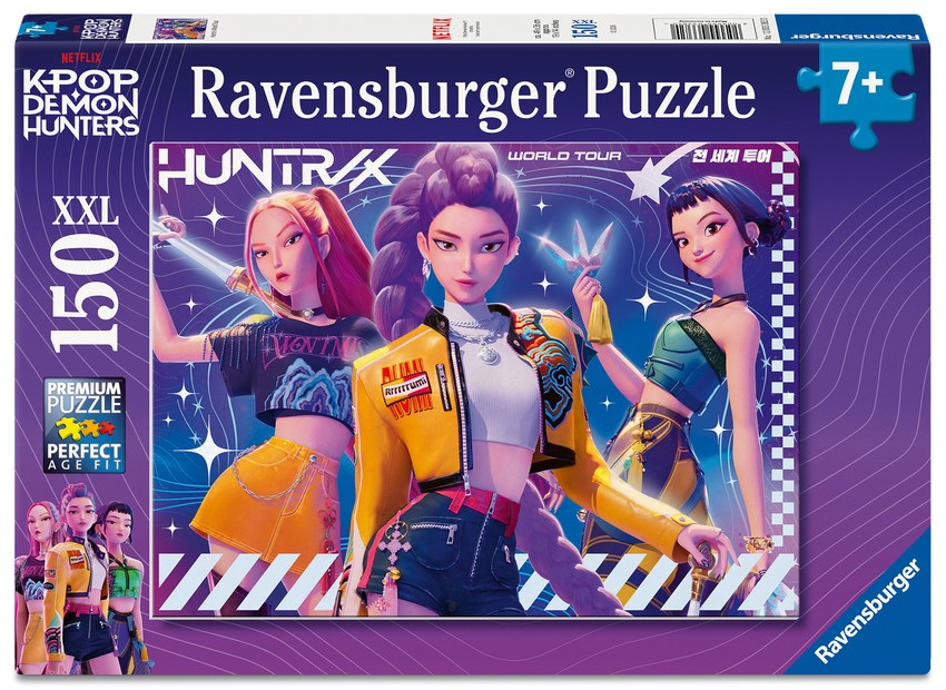 PUZZLE KPOP DEMON HUNTERS GIRA MONDIAL XXL 150 PIEZAS