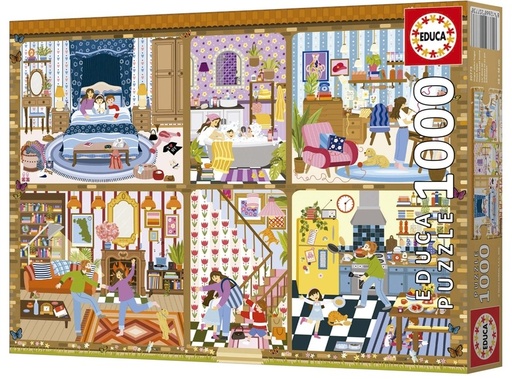 PUZZLE 1000 PIEZAS HOGAR DULCE HOGAR