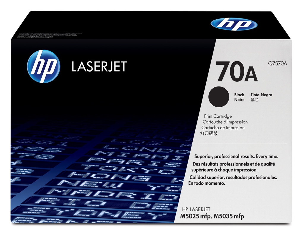 Cartucho de tóner original LaserJet 70A negro