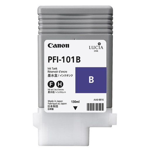 [0891B001] PFI-101B cartucho de tinta 1 pieza(s) Original Azul