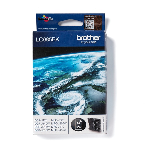 [LC985BK] LC985BK cartucho de tinta 1 pieza(s) Original Negro