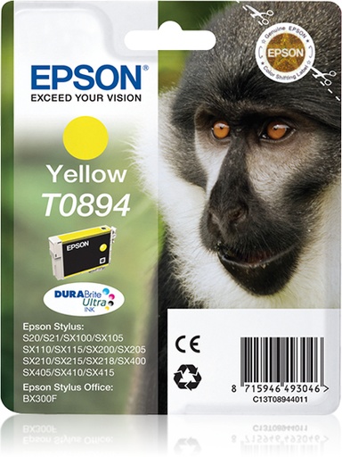 [C13T08944021] Monkey Tinta amarilla T0894 DURABrite Ultra Mono