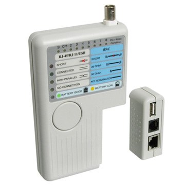 [WPC-TST-002] WPC-TST-002 Blanco comprobador de cables de red