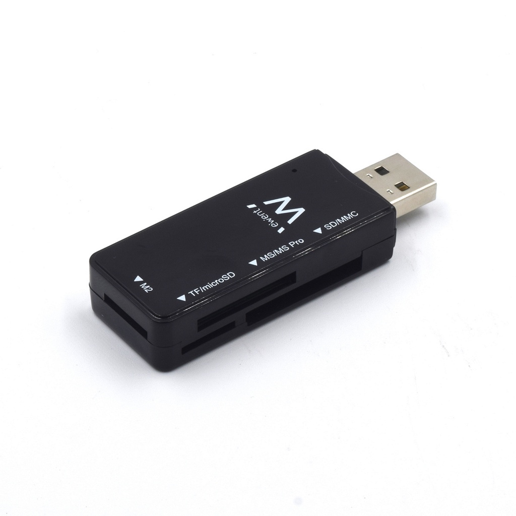 EW1049 lector de tarjeta USB 2.0 Negro