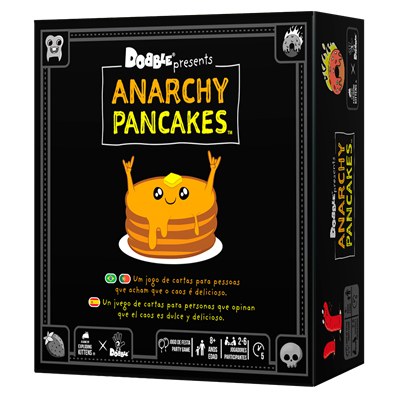 [DOBAP08BRES] Dobble Anarchy Pancakes 15 min Juego De Cartas Lógico