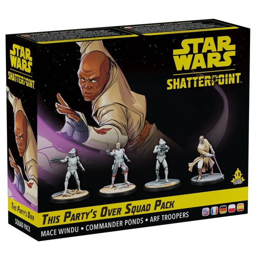 [841333122362] Star Wars: Shatterpoint - This Party's Over: Mace Windu Squad Pack Figura