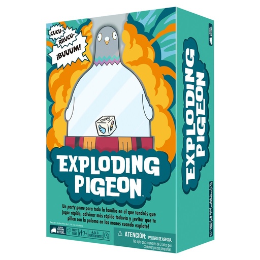 [EKIEP01ES] Exploding Kittens EKIEP01ES juego de tablero Exploding Pigeon 10 min Juego De Cartas Partido
