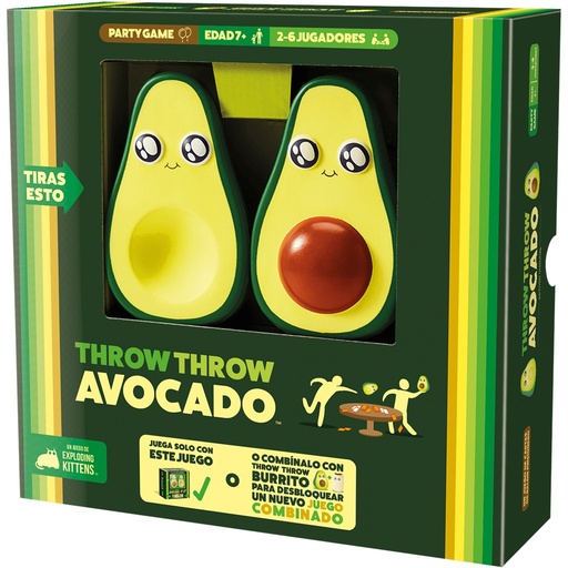 [EKITTA01ES] Exploding Kittens EKITTA01ES juego de tablero Throw Throw Avocado 15 min Juego De Cartas Partido