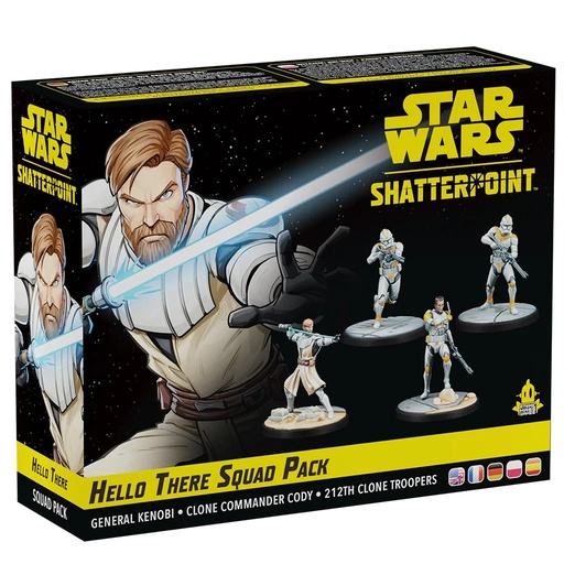 [841333120313] Star Wars Shatterpoint - Hello There: General Obi-Wan Kenobi Squad Pack Figura
