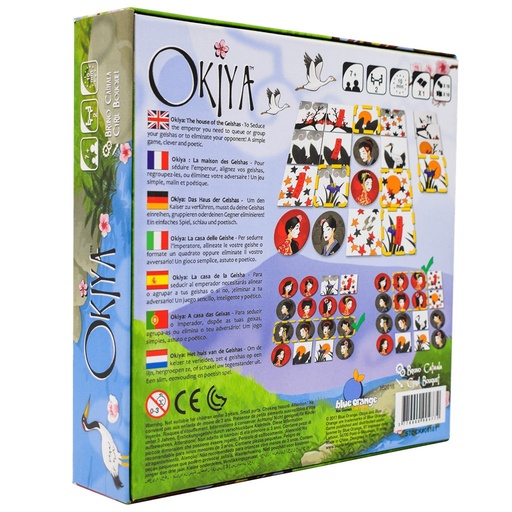 [BO00801ML] BO00801ML juego de tablero Okiya 15 min Juego de mesa Estrategia