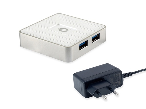 [HUBBIES03W] HUBBIES03W hub de interfaz USB 3.2 Gen 1 (3.1 Gen 1) Micro-B 5000 Mbit/s Blanco