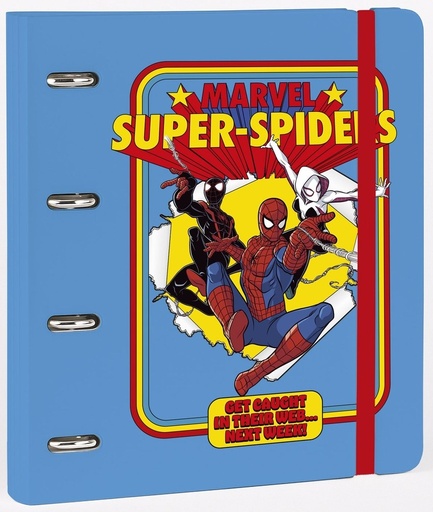 CARPETA 4 ANILLAS PP MARVEL SPIDERMAN