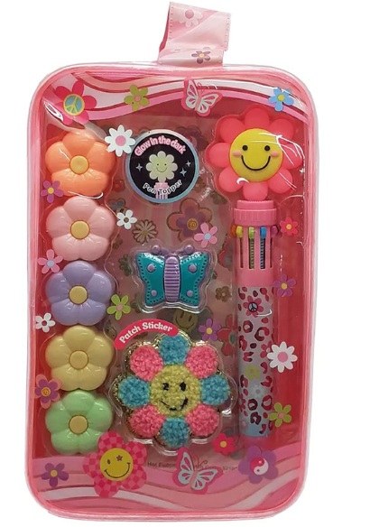 SET DE PAPELERIA GROOVY FLOWER