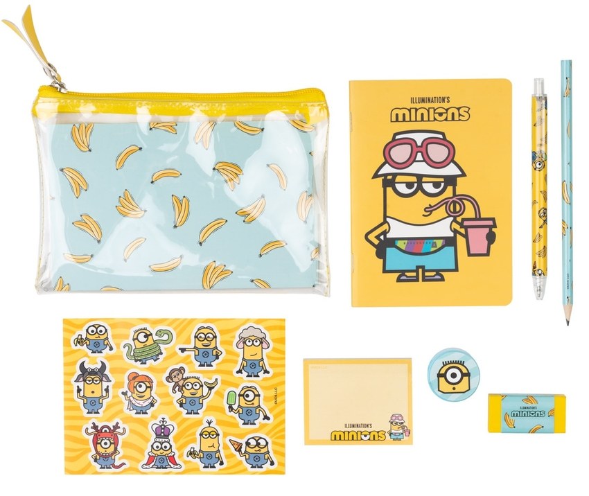 SET BASICO PAPELERIA MINIONS