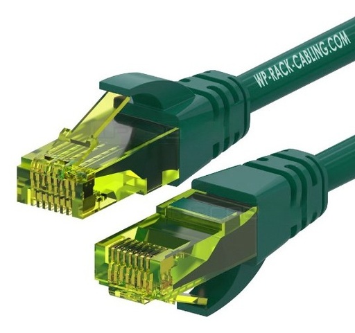 [WPC-PAT-6AU002G] WPC-PAT-6AU002G cable de red Verde 0,2 m Cat6a U/UTP (UTP)